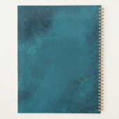 月と週の青とグリア プランナー手帳 (裏面)