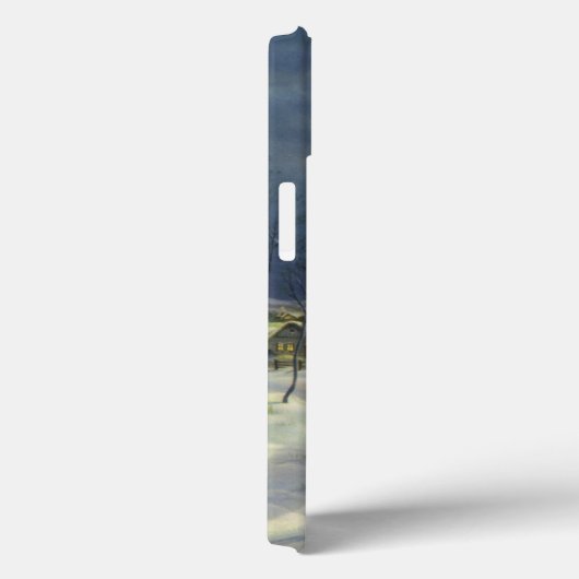 月と雪の冬の教会 Case-Mate iPhoneケース (裏面 / 右)