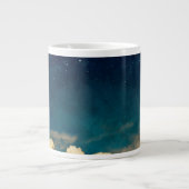 月と雲の景色 ジャンボコーヒーマグカップ (正面)