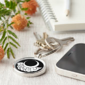 月と雲 キーホルダー (側面)