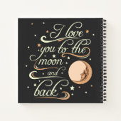 月と黒の愛を ノートブック (裏面)