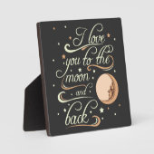 月と黒の愛を フォトプラーク (正面)