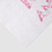 月にあなたを愛する – ピンクのハートティッシュペーパー 薄葉紙 (詳細)