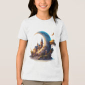 月にあるコテージ トライブレンドＴシャツ (正面)
