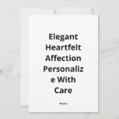 月にまで届く愛を Heartfelt Elegant シーズンカード (裏面)