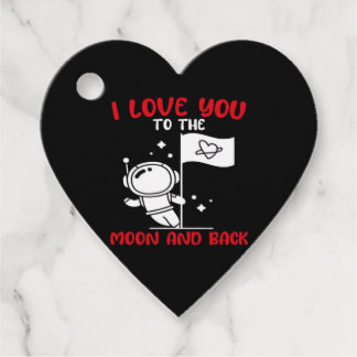 月にまで届く愛を I Love You To The Moon And Back 遊び心あふれるバレ フェイバータグ