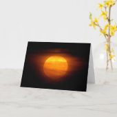 月にも戻にも愛して! カード (黄色い花)