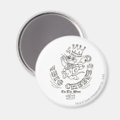 月にジェリービッグチーズ1 マグネット (正面/裏面)