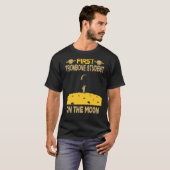 月にトロンボーンの学生 Tシャツ (正面フル)