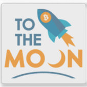 月にビットコイン シール (正面)