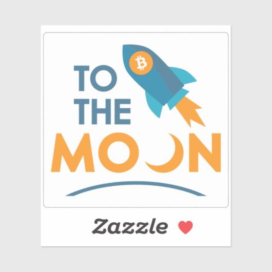 月にビットコイン シール (シート)