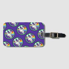 月にロケット ラゲッジタグ