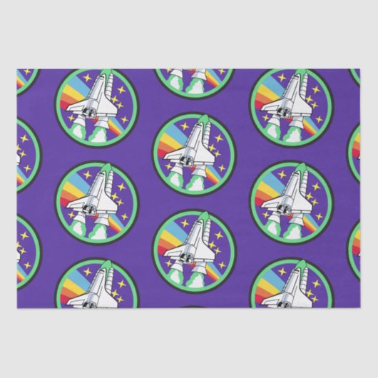 月にロケット 薄葉紙 (正面)