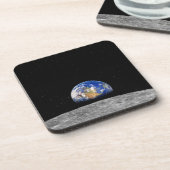 月に上がる惑星の地球 コースター (左側)