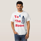 月に到達Tシャツ Tシャツ (正面フル)