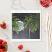 月に向かうヤシの木 スタンダードランチョンナプキン (インサイチュ)