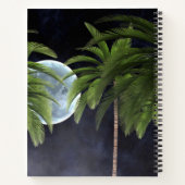 月に向かうヤシの木 ノートブック (裏面)