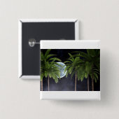 月に向かうヤシの木 缶バッジ (正面&裏面)