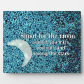 月に向かって撃つ フォトプラーク (正面)