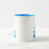 月に向かって ツートーンマグカップ (中央)