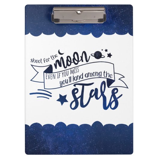 月に向けて撃つ クリップボード (正面)