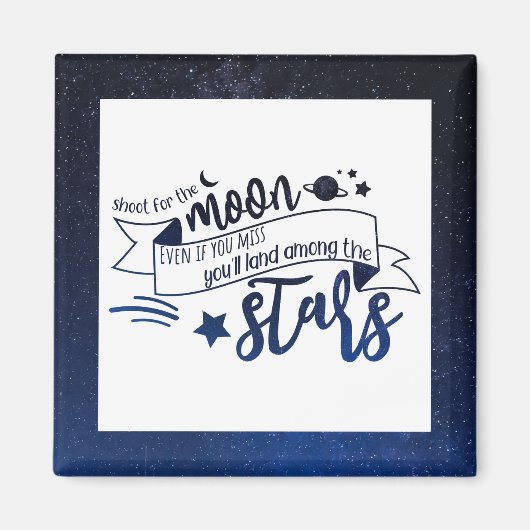 月に向けて撃つ マグネット (正面)