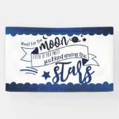 月に向けて撃つ 横断幕 (横)