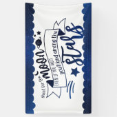 月に向けて撃つ 横断幕 (縦)