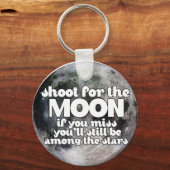 月に向けて撮影 キーホルダー (正面)