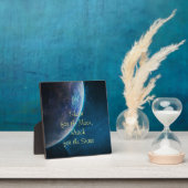 月に向けて撮影 フォトプラーク (インサイチュ)