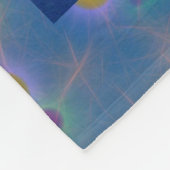 月に向けて撮影 フリースブランケット (角)