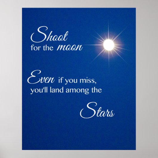 月に向けて撮影 ポスター (正面)