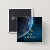 月に向けて撮影 缶バッジ (正面&裏面)