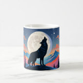 月に吠える狼 コーヒーマグカップ (中央)