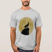 月に吠える狼 Tシャツ (正面)