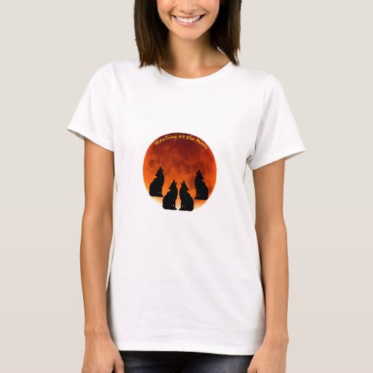 月に吠える。 Tシャツ (正面)
