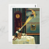 月に届くワインコルク ポストカード (正面/裏面)