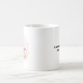 月に帰ってまた会おう ウサギ カップル 愛 コーヒーマグカップ (中央)