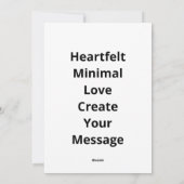 月に帰るまでの愛を Heartfelt Minimal シーズンカード (裏面)