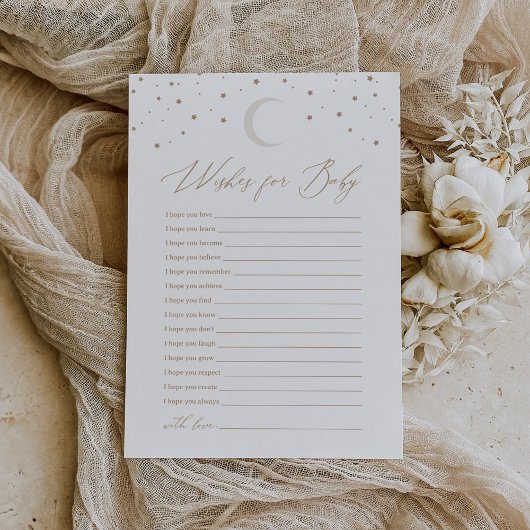 月に当たる中立の赤ちゃんシャワーでベビー 招待状