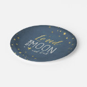 月に愛された紙プレートベビーシャワースターズ ペーパープレート (アングル)