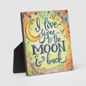 月に愛してかわいいお洒落 フォトプラーク (正面)