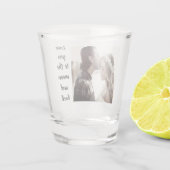 月に愛して写真に写カスタムし  ショットグラス (裏面)