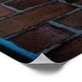 「月に愛して&バック」ネオンのサイン ポスター (角)