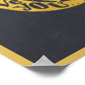 月に愛し、バックかわいいロマンチック ポスター (角)