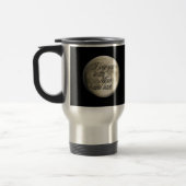 月に愛し、後ろに現実の月を トラベルマグ (左)