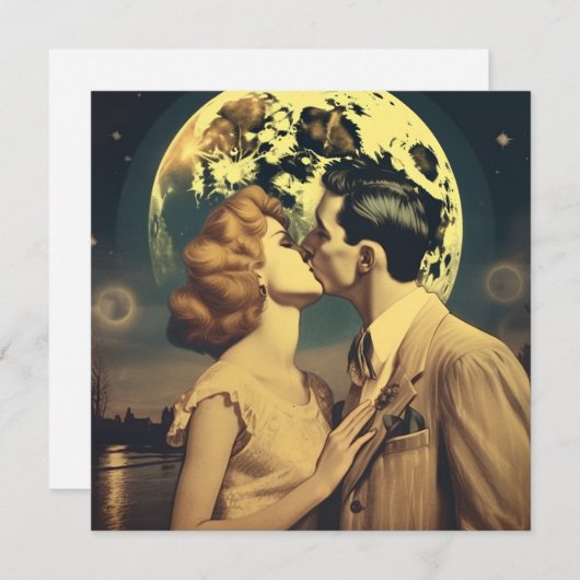 月に愛し、旅行ポスターのカスタマイズ (正面/裏面)