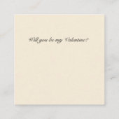 月に愛し、旅行ポスターのカスタマイズ エンクロージャーカード (裏面)