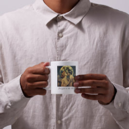 月に愛し、旅行ポスターのカスタマイズ コーヒーマグカップ