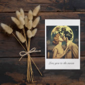 月に愛し、旅行ポスターのカスタマイズ ポストカード